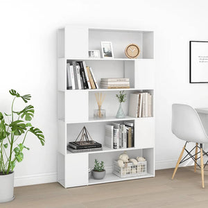 Weißes Bücherregal Raumteiler 100x155 cm