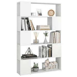 Weißes Bücherregal Raumteiler 100x155 cm