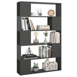 Graues Bücherregal / Raumteiler 100x155 cm