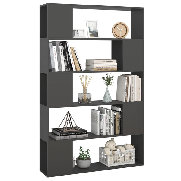 Graues Bücherregal / Raumteiler 100x155 cm