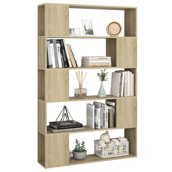 Sonoma Eiche Bücherregal Raumteiler 100x155 cm