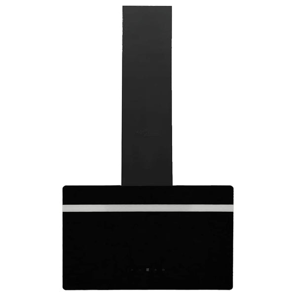 Dunstabzugshaube 60 cm Stahl/Glas Schwarz