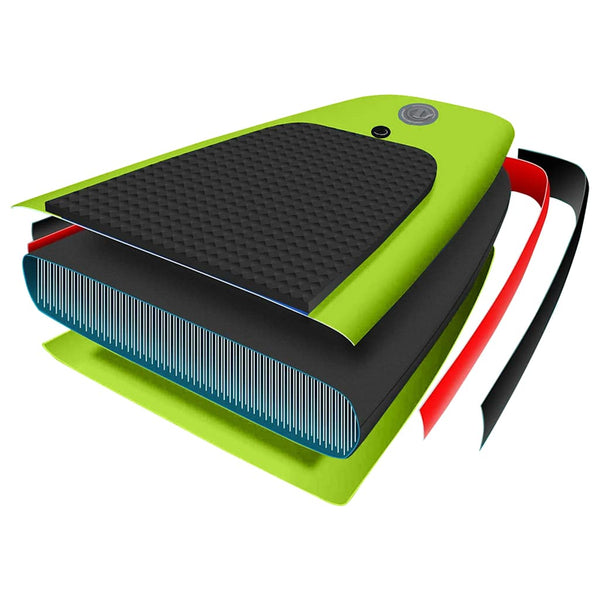 Aufblasbares SUP Board Set Grün 300cm
