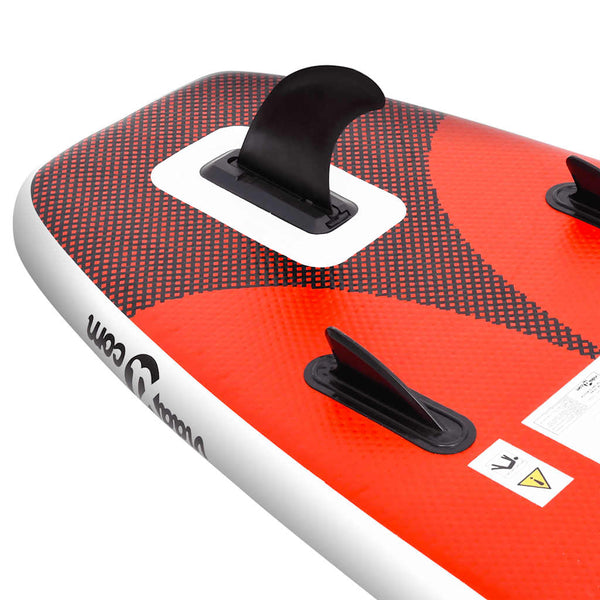 Aufblasbares SUP Board Set Rot 330cm