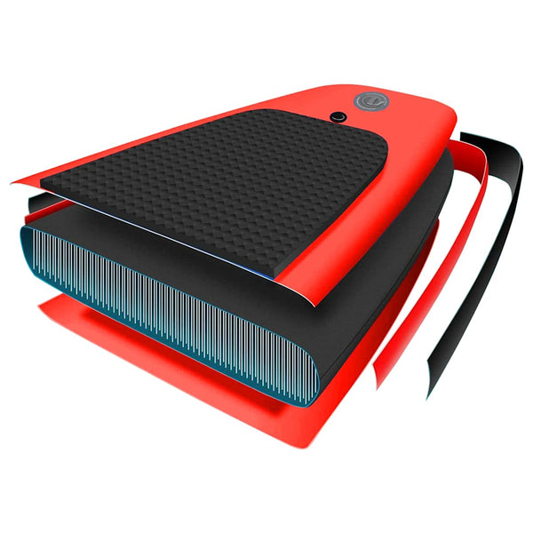 Aufblasbares SUP Board Set Rot 330cm