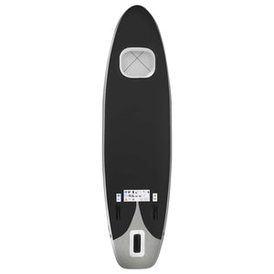 Schwarzes aufblasbares SUP Board Set 330 cm