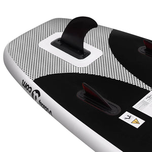 Schwarzes aufblasbares SUP Board Set 330 cm