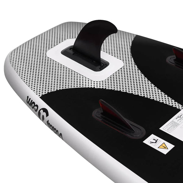 Schwarzes aufblasbares SUP Board Set 330 cm