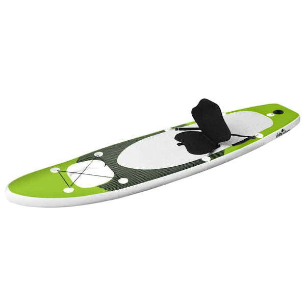 Inflatable SUP Board Set 360x81x10 cm Green