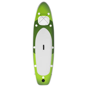 Inflatable SUP Board Set 360x81x10 cm Green