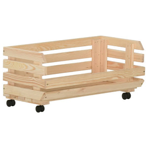 Küchenwagen aus Kiefernholz, 77x30x80 cm