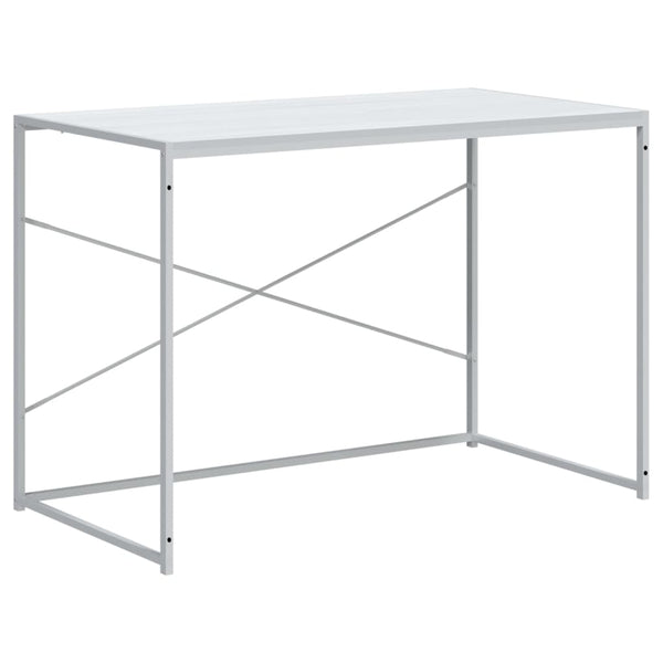 Computertisch Weiß 110x60x70 cm Holzwerkstoff