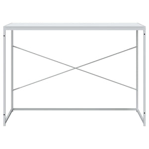 Computertisch Weiß 110x60x70 cm Holzwerkstoff
