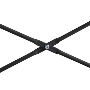 Computertisch Schwarz und Eiche-Optik 110x60x70cm Holzwerkstoff
