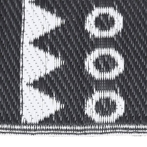 Outdoor-Teppich ARAKIL Schwarz 80x150 cm PP