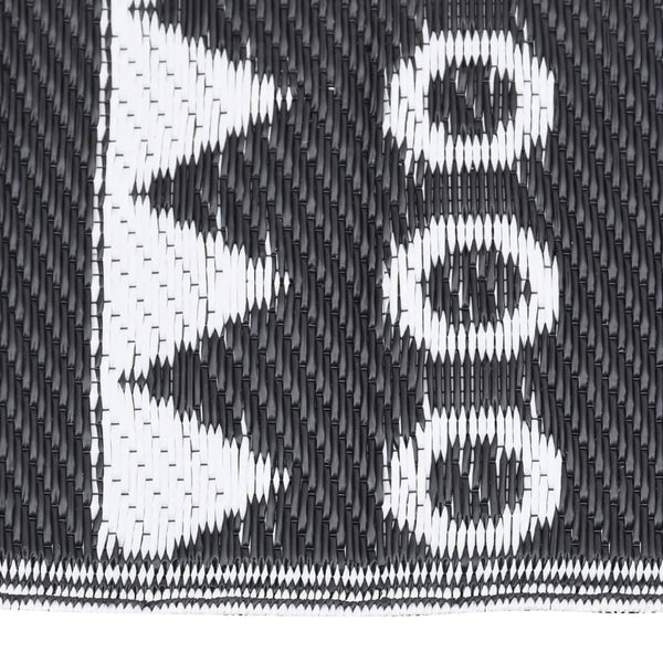 Outdoor-Teppich ARAKIL Schwarz 80x150 cm PP