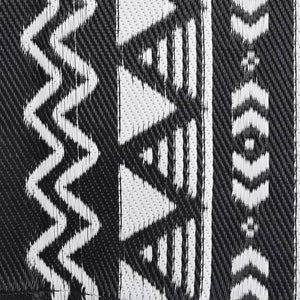 Outdoor-Teppich ARAKIL Schwarz 80x150 cm PP