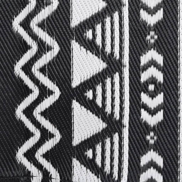 Outdoor-Teppich ARAKIL Schwarz 80x150 cm PP
