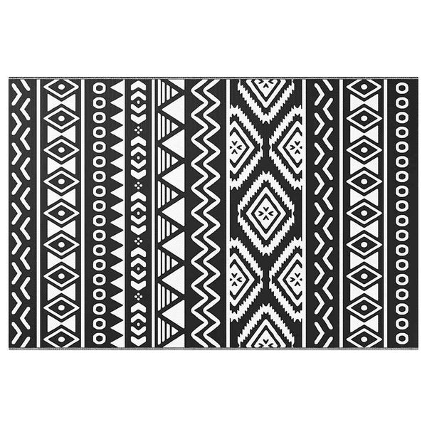 Outdoor-Teppich ARAKIL Schwarz 120x180 cm PP