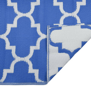 Outdoor-Teppich ARAKIL Blau 80x150 cm PP