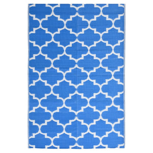 Outdoor-Teppich ARAKIL Blau 120x180 cm PP