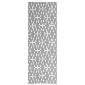 Outdoor-Teppich ARAKIL Grau 80x250 cm PP