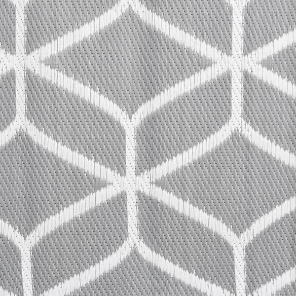 Outdoor-Teppich ARAKIL Grau 80x250 cm PP