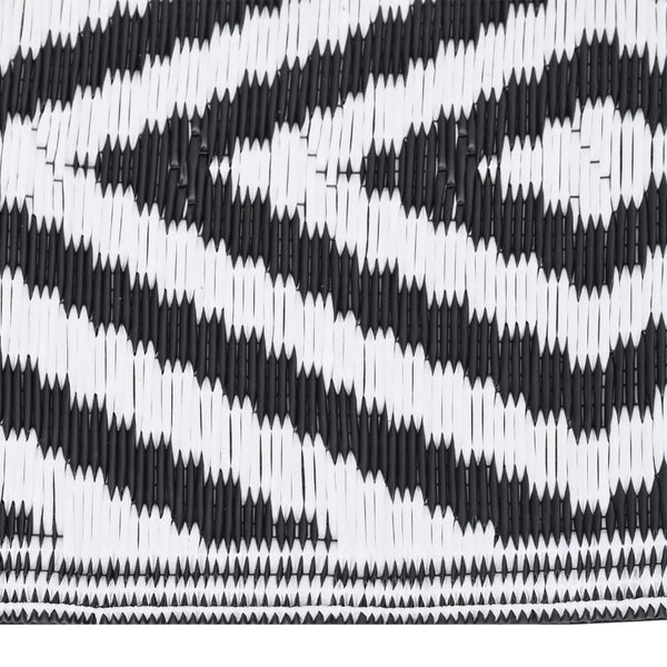 vidaXL Tapis d'extérieur ARAKIL Noir 140x200 cm PP