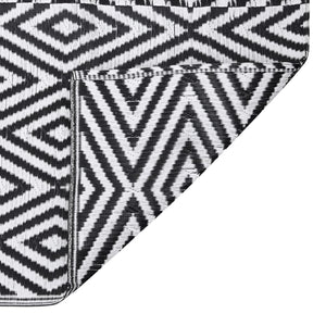 vidaXL Tapis d'extérieur ARAKIL Noir 140x200 cm PP
