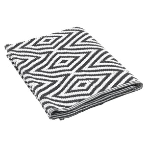 vidaXL Tapis d'extérieur ARAKIL Noir 140x200 cm PP