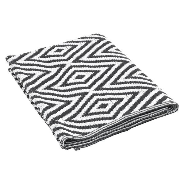 vidaXL Tapis d'extérieur ARAKIL Noir 140x200 cm PP