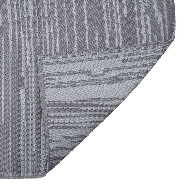 Outdoor-Teppich ARAKIL Anthrazit 80x250 cm PP