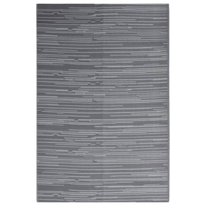Outdoor-Teppich ARAKIL Anthrazit 140x200 cm PP
