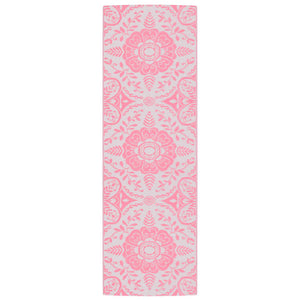 Outdoor-Teppich ARAKIL Rosa 80x250 cm PP