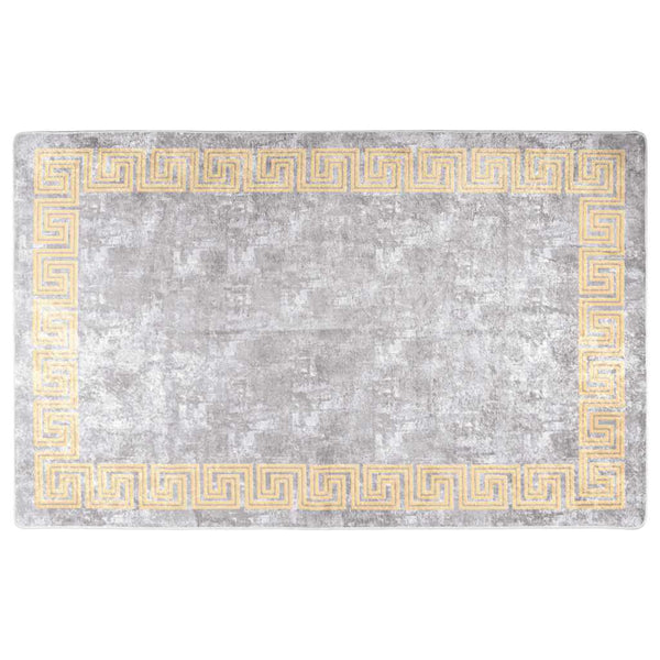 Waschbarer Teppich Grau 80x150 cm