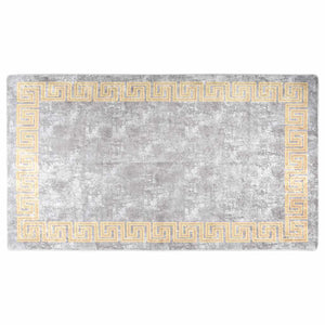 Waschbarer Teppich Grau 190x300 cm