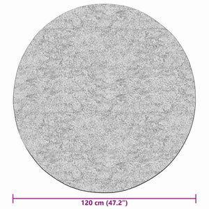 Waschbarer Teppich Grau Ø120cm