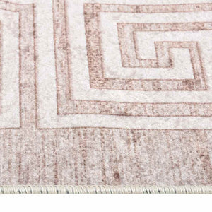 Waschbarer Teppich 80x150 cm Beige