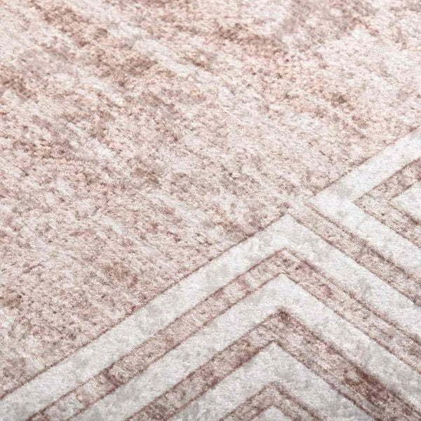 Waschbarer Teppich 80x150 cm Beige