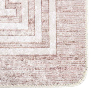 Waschbarer Teppich 80x150 cm Beige