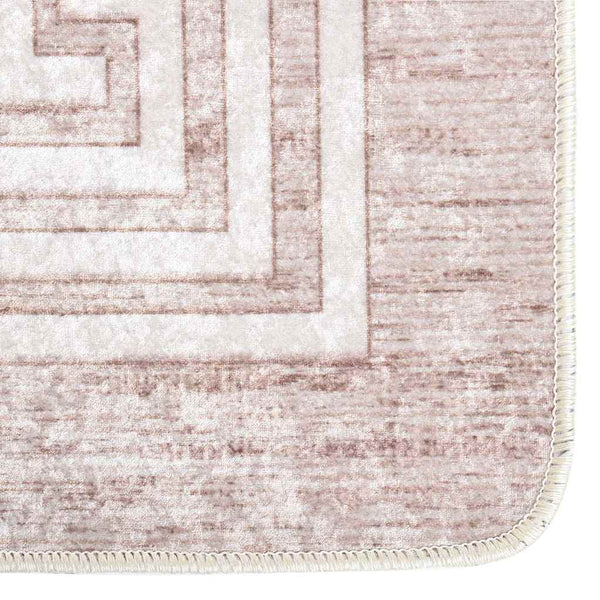 Waschbarer Teppich 80x150 cm Beige