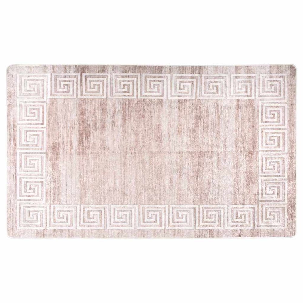 Waschbarer Teppich Beige 120x180 cm