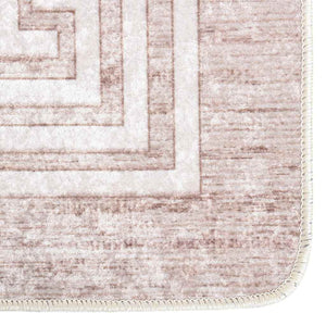 Waschbarer Teppich Beige 120x180 cm