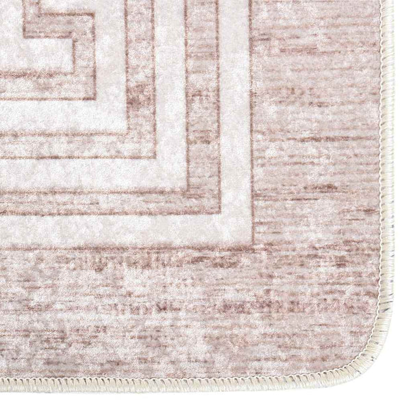 Waschbarer Teppich Beige 120x180 cm