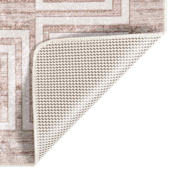 Waschbarer Teppich Beige 120x180 cm