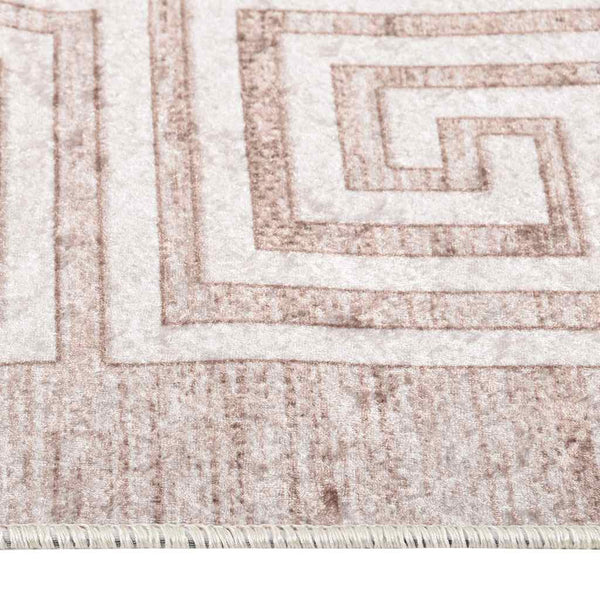 Waschbarer Teppich Beige 190x300 cm