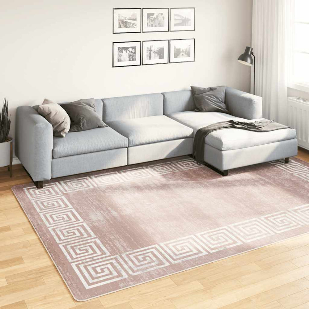 Waschbarer Teppich Beige 190x300 cm
