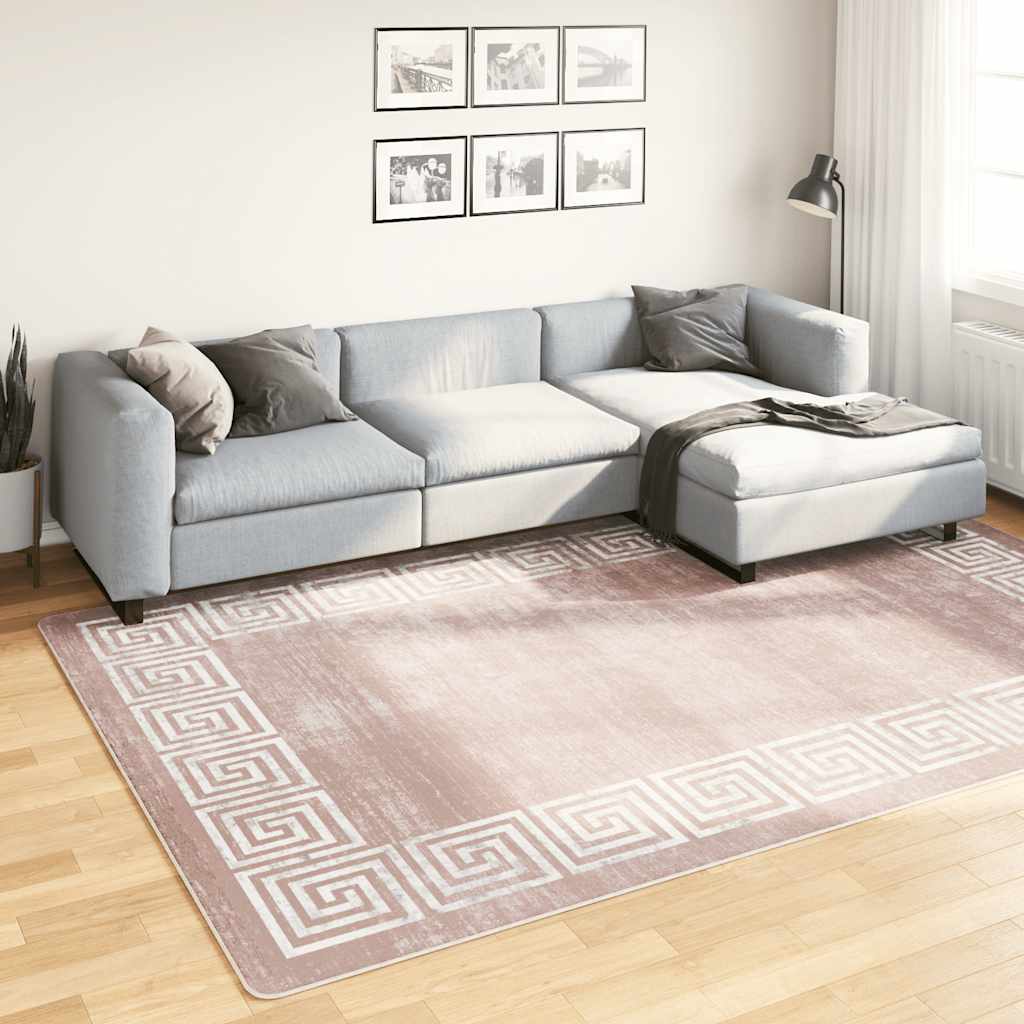 Waschbarer Teppich Beige 190x300 cm