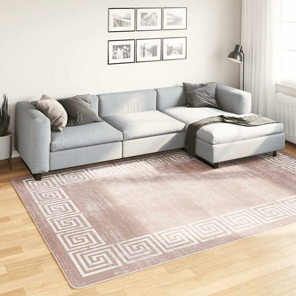 Waschbarer Teppich Beige 190x300 cm