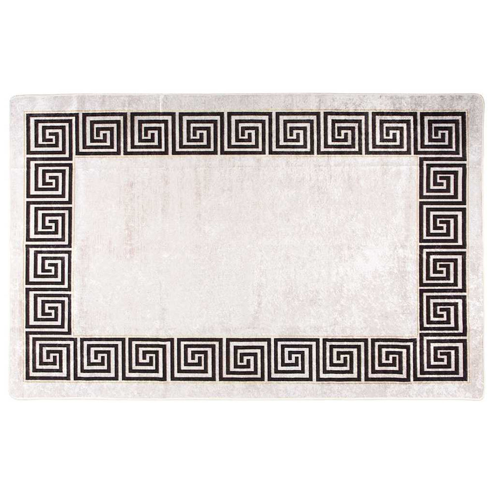 Waschbarer Teppich 160x230 cm Hellbeige